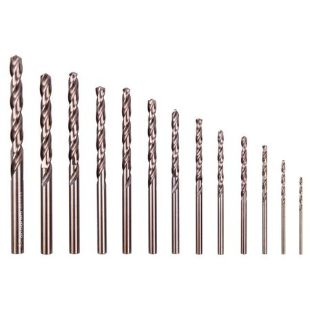 набор сверл по металлу MONOGRAM 1,5-6,5мм 13шт