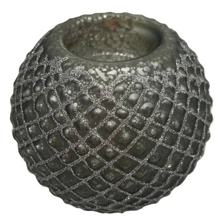 подсвечник MAXIJOY Рыцарь 10х9см стекло серый шар maxijoy белые бусы 80мм стекло красный