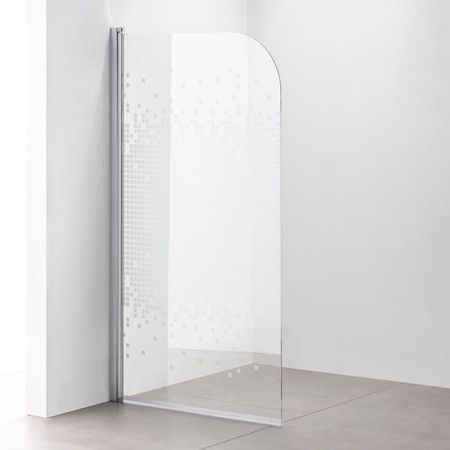 шторка для ванны OFELIS Mosaic 75х140см 1 створка стекло шторка для ванны ofelis mosaic 75х140см 1 створка стекло