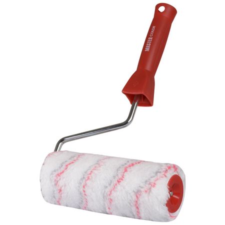 валик с ручкой Master Color полиамид 180мм ворс 20мм отв. 8мм, арт.30-0760 валик с ручкой toolberg полиэстер 230мм ворс 20мм арт 0303012