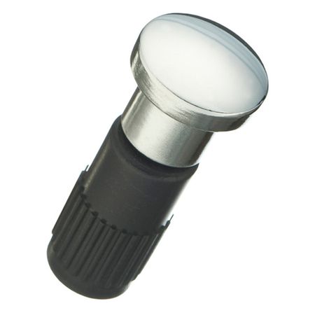 заглушка для рейлинга плоская хром