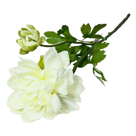 растение искусственное Хризантема белый 60см 2 шт миниатюрные фигурки животных слон белый медведь еж коза пингвин свинья растение горшок садовый орнамент бонсай садовый декор