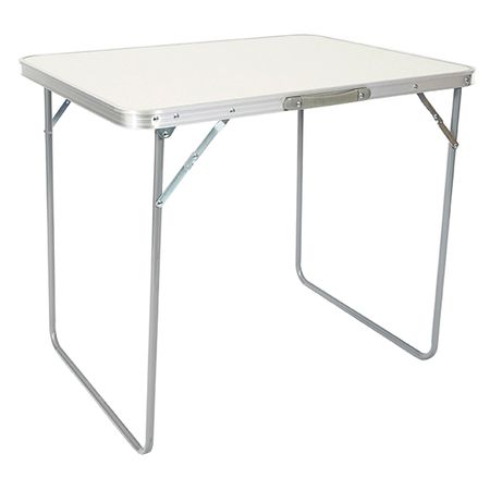 стол туристический складной 800х600х700мм белый МДФ, сталь складной держатель фильтра для кофе белый