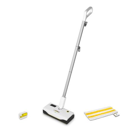 швабра паровая KARCHER KST 1 Upright 1300Вт 0,4л белый паровая насадка для кофемашины sage breville