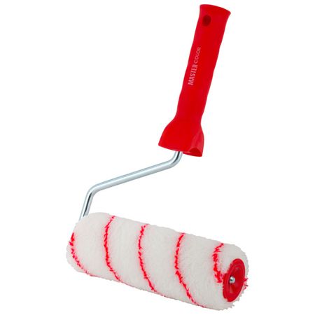 валик с ручкой Master Color полиакрил 180мм ворс 12мм отв. 8мм, арт.30-0790