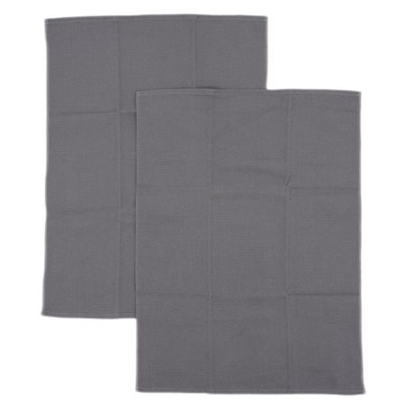 комплект полотенец кухонных ваф. TODELIA 50х70см 2шт темно-серый, арт. MT-13B комплект полотенец кухонных ваф todelia 50х70см 2шт темно   арт mt 13a
