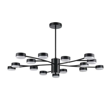 люстра потолочная LUMION Comfi LED GX53 15х7Вт металл черный бра lumion madison 1х40вт e14 металл белый