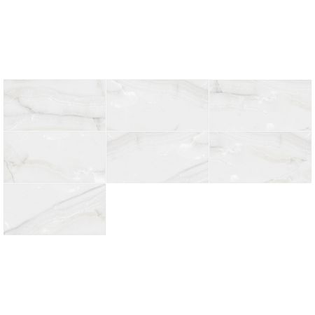 керамогранит LCM Snow Onyx 60х120 белый полированный