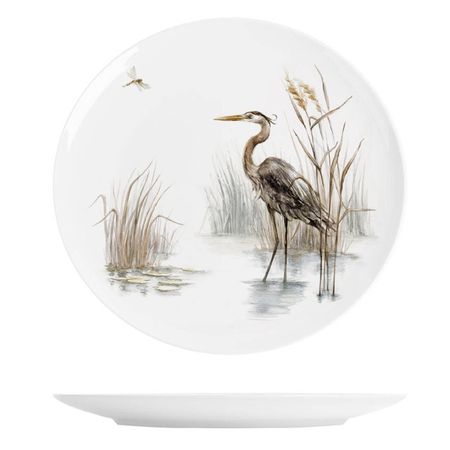 тарелка ZAPEL Ardea Cinerea birds 20,5см десертная фарфор