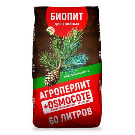 почвогрунт плодородная смесь Биопит для хвойных 60л