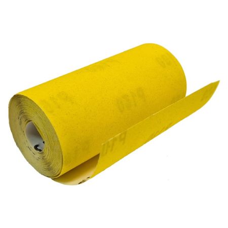 рулон шлифовальный на бумажной основе FLEXIONE 115ммx5м Р150, арт.50000406 шкурка ми на бумажной основе lp41c зернистость 8н p150 мини рулон 100мм х 5м баз