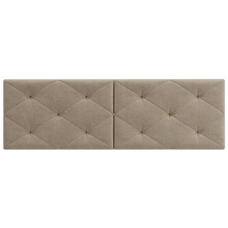 подушки приспинные к кровати Прованс 720х420х60мм рогожка коричневый льняной для подушки canirica с принтом пчела