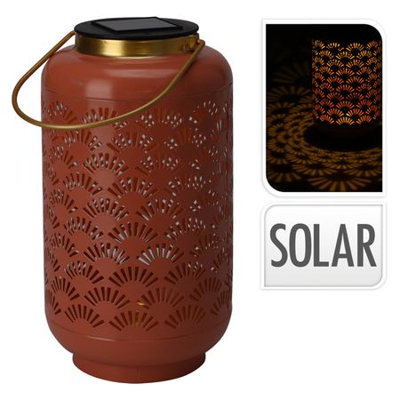 светильник садовый KOOPMAN 13х13х23,5см солнечная батарея коричневый металл солнечная статуэтка кошки счастья acrddk