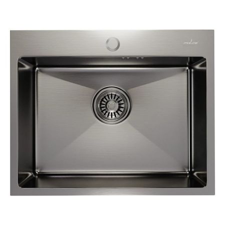 мойка настольного монтажа MIXLINE PRO 530х430х220мм сатин нержавеющая сталь мойка настольного монтажа mixline pro 500х500х200мм графит нержавеющая
