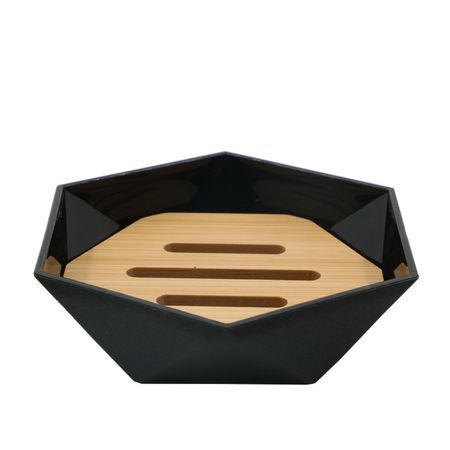 мыльница VITARTA Lodi полипропилен черный гарнитур для туалета vitarta unisson полипропилен