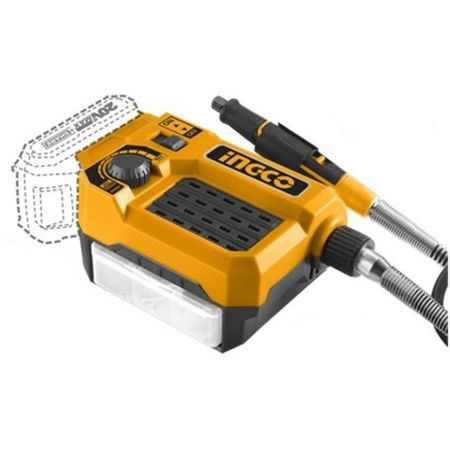 гравер аккумуляторный INGCO CMGLI20011 20В Li-Ion 2,0Ач 1АКБ краскопульт аккумуляторный ingco csgli2003 20в 0 8л мин без акб и зу