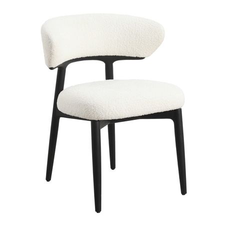 стул AMBY 600х595х775мм дерево/ткань белый/черный аксессуары для мотоциклов защитный для сиденья для honda cbf600 s n cbf1000 cbf 600 1000 нейлоновая ткань для седла