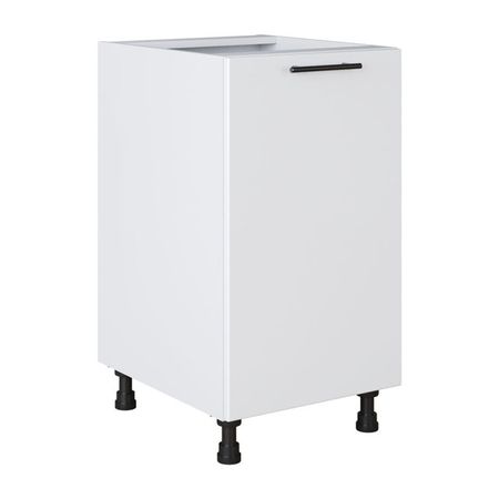 кухонный шкаф напольный Белый лед 820х450х504мм 1 дверь МДФ/ЛДСП кухонный шкаф напольный прованс изумруд 820х450х504мм 1 дверь мдф лдсп