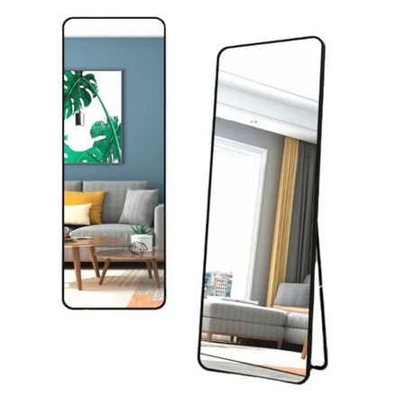 зеркало напольное в металлической раме Amato 500х1600мм черный