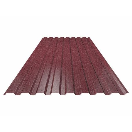 профнастил С20  красный 0,35 1150х2000 текстурированный матовый