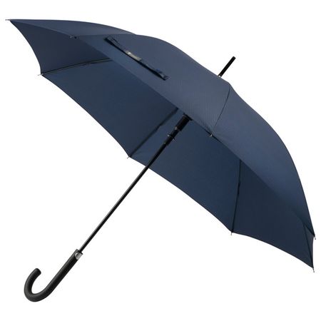 зонт мужской полуавтомат трость 104см пластик синий