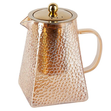 чайник заварочный NOUVELLE HOME Pyramid 0,75л боросиликатное стекло, нерж.сталь fape локоть 105 градусов боросиликатное стекло