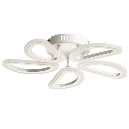 люстра потолочная светодиодная DECITY Мадлен 60Вт LED металл акрилл белая люстра потолочная мадлен 112вт led 7840лм 3000 6500к