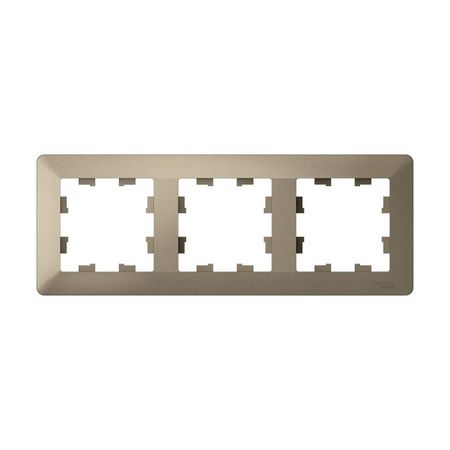 рамка 3 поста AtlasDesign Air шампань