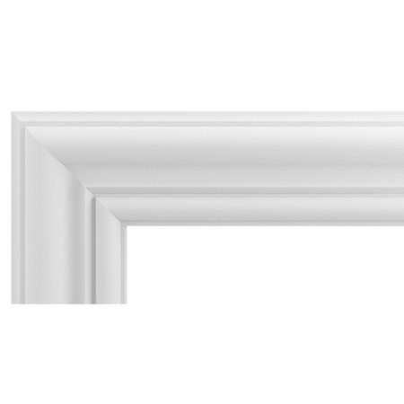 молдинг для дверей BELLO-DECO Н9 80х19х2200мм полимер белый, арт. 00-00106251 угол декоративный bello deco м12у2 225х225мм полимер xps белый арт 00 00104777