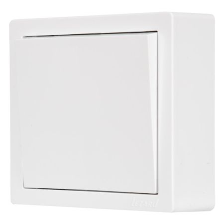 выключатель 1-клавишный LEZARD Leto белый выключатель 2 клавишный lezard leto с подсветкой белый