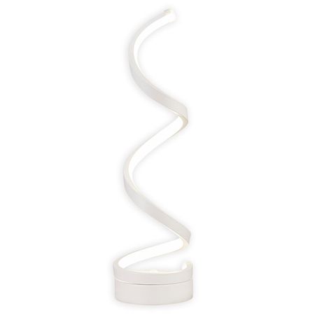 лампа настольная светодиодная ESCADA Динамик 1хLED 15Вт 4500 К белый бра светодиодное escada ray 2хled 15вт 3000к правый белый