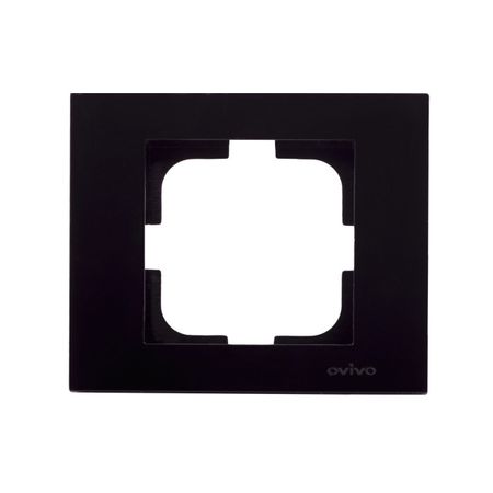 рамка 1 пост OVIVO Лофт черная