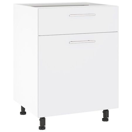 кухонный шкаф напольный Лофт Милк 600х550х820мм 1 ящик МДФ/ЛДСП кухонный шкаф под плиту и духовку лофт милк 600х560х820мм мдф лдсп