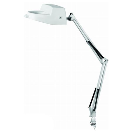 лампа настольная CAMELION KD-350 C увеличительным стеклом 60Вт белый лампа настольная светодиодная camelion led 8вт 580лм регулируемая белый