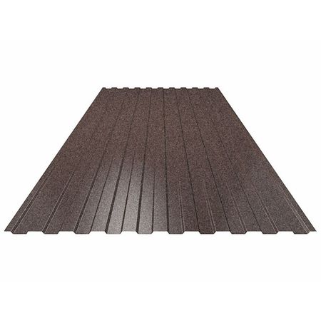 профнастил С8 коричневый 0,5 1185х2000 текстурированный матовый
