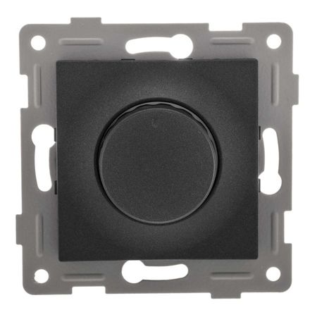 диммер поворотный GUSI Ugra 500Вт с накладкой и воротком графит плата драйвера инвертора 500вт 12в 220в