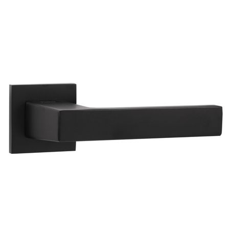 ручка дверная PUNTO ARC DIPLOMAT BL накладка квадрат 6мм черный завертка сантехническая punto квадрат