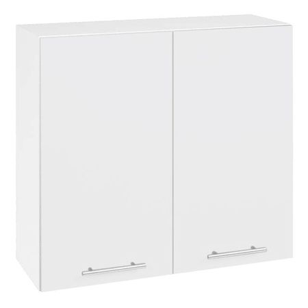 кухонный шкаф навесной Лофт Милк 800х320х720мм 2 двери МДФ/ЛДСП кухонный шкаф под плиту и духовку лофт милк 600х560х820мм мдф лдсп