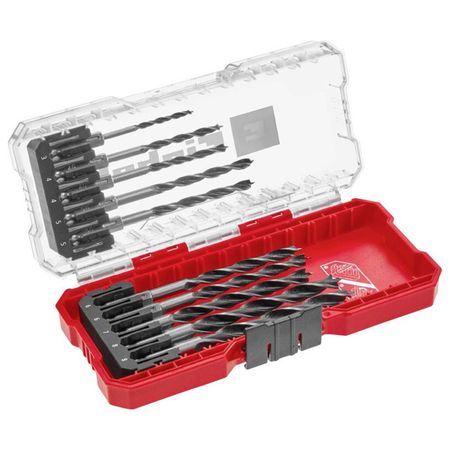 набор сверл по дереву EINHELL 3-8мм 10шт сверл по дереву einhell 3 8мм 10шт