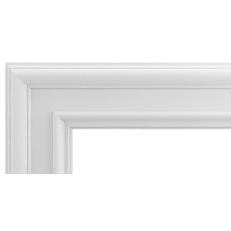 молдинг для дверей BELLO-DECO Н1 90х23х2200мм полимер белый, арт. 00-00105413 угол декоративный bello deco м12у2 225х225мм полимер xps белый арт 00 00104777