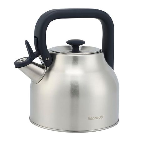 чайник ESPRADO Parro 3л нерж.сталь со свистком индукция чайник leonord modern 3л со свистком нерж   нейлон индукция