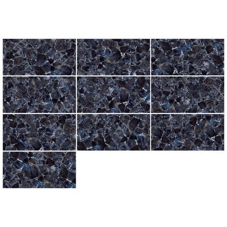 керамогранит LCM Adamant Blue 60х120 суперполированный синий синий агат необработанный камень