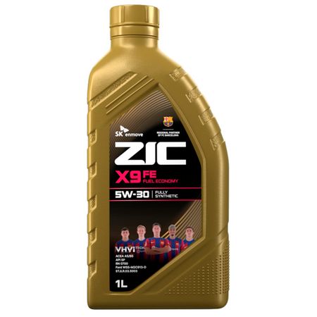масло моторное ZIC Х9 FE 5W-30 1л масло моторное mobil super 3000 x1 5w 40 1л