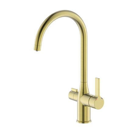 смеситель для кухни IDDIS Pure канал для фильтра матовое золото смеситель для кухни milardo rora канал для фильтра