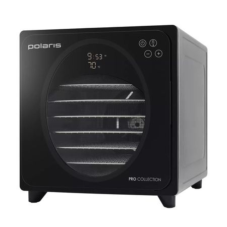 сушилка для овощей и фруктов Polaris PFD 1106H 700 ВТ 8 поддонов черный сушилка для овощей и фруктов leonord le 1779 250вт 12л 5 поддонов