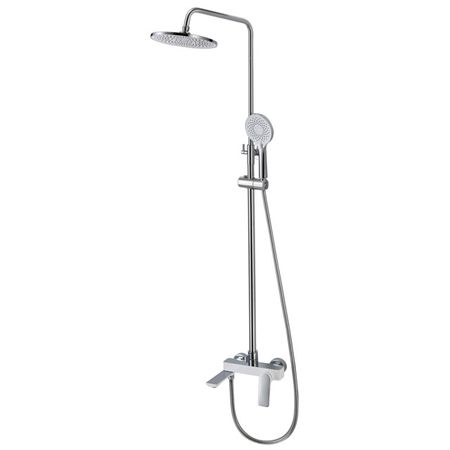 система душевая OSGARD Solen со смесителем латунь белый хром система душевая milardo ideal spa 250мм термостат латунь