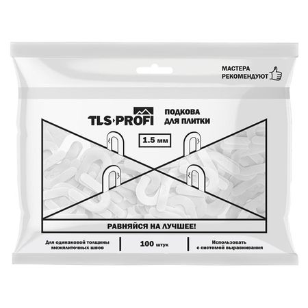 подковы дистанционные TLS 1,5мм 100шт деревянные миниатюрные подковы 24 шт