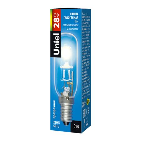 лампа галогенная UNIEL 28Вт E14 для холодильников и вытяжек лампа галогенная uniel 28вт e14 для холодильников и вытяжек