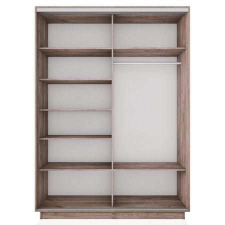 корпус шкафа-купе Экспресс 2 1600х2200х600мм дуб табачный ЛДСП корпус шкафа купе экспресс 2 1600х2200х600мм бетон лдсп