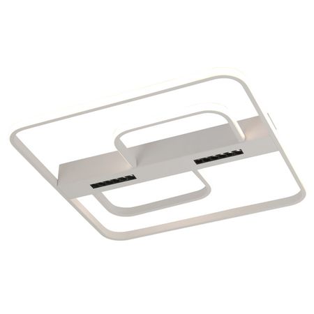 люстра потолочная светодиодная SCHAFFNER Madre 102Вт + 12Вт силикон металл белый лабби just бутылочка 250 мл 15200 силикон соска медлен поток с ручками